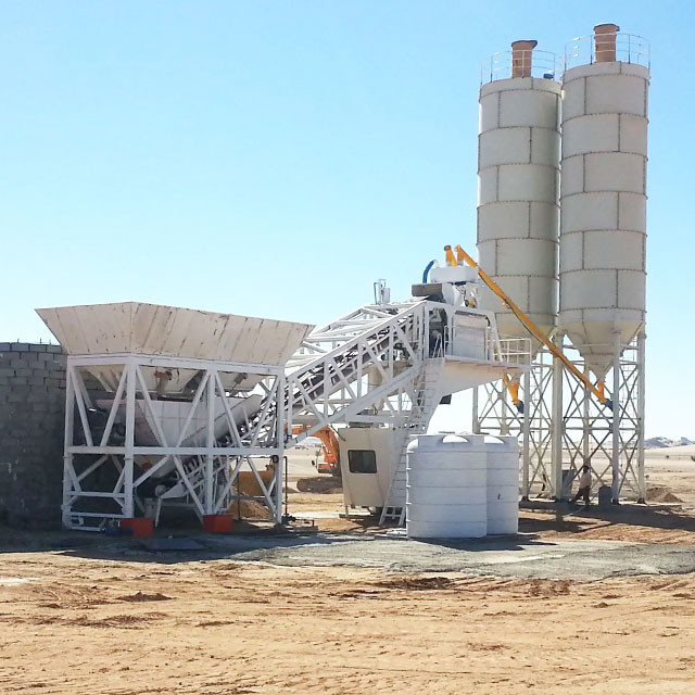 Mobile Concrete Batching Plant