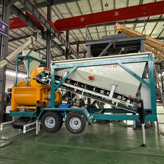 Chen Li Mobile Concrete Batching Plant Cheap Price Concrete Ready Mixing Plant
